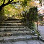 化野念仏寺 山門へ向かう石段